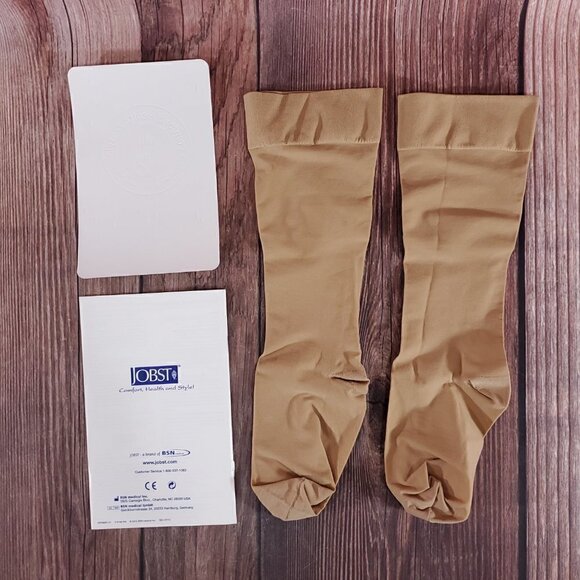 Jobst Medical Compression Stockings Natural 15-20mmHg Large Petite Knee CT - Picture 13 of 13